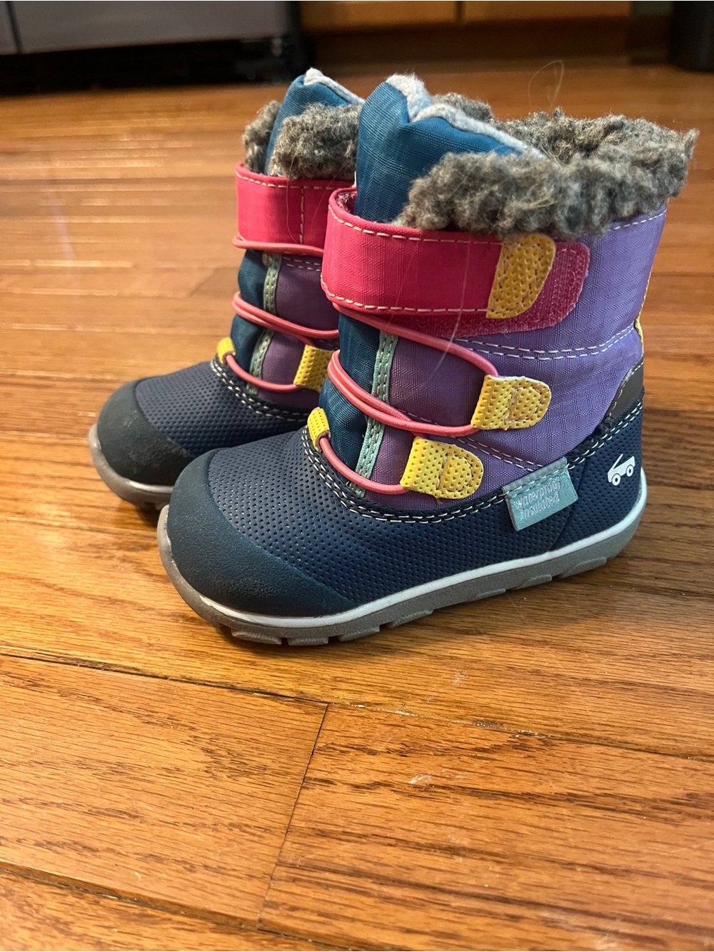See Kai Run Kids Waterproof Winter Boots - Navy, Purple, Pink & Yellow